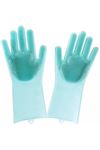 Sihirli Isıya Dayanıklı Silikon Çok Amaçlı Bulaşık Eldiven Fırçası Magic Gloves