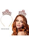 Birthday Princess Kristal Taç – Rose Gold Kaplama