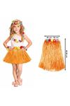 Hawaii Hula Eteği Turuncu Renk 40 cm
