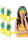 Tropikal Hawaii Ananas Şekilli Parti Gözlüğü