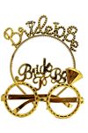 Bride To Be Taç ve Gözlük Seti - Altın Renk