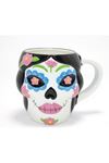 Day Of The Dead Şeker Kurukafa Tasarımlı Seramik Kupa Bardak