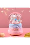 Hello Kitty İçi Dönmeli Püskürtmeli Işıklı Müzikli Kar Küresi Büyük Boy Model 2