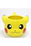 Pokemon Pikachu Tasarım Kupa Bardak - 3D Kabartma - Porselen