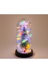 Yılbaşı Temalı Işıklı Dekoratif Cam Fanus - Model 1