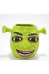 3D Shrek Tasarımı Porselen Kupa Bardak