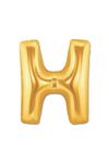 Altın Sarısı Folyo H Harfi Balon 1 Metre