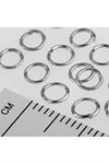 0,7*6 Metal Halka 50 Gram - Gümüş Rengi