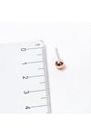 Roz Renk Metal Top Küpe 50 Gram - Roz-1