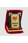 Biricik Eşim Plaketi - Kırmızı