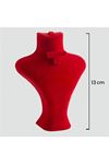 13 cm Takım Manken Anfora Kumaş - Kırmızı