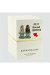 3'lü Arkadaşlık Bilekliği Yazılı Bileklik Kartı 200 Adet - Beyaz