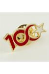 Cumhuriyetin 100. Yılına Özel Yaka Rozet - Sarı