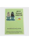 3'lü Arkadaşlık Bileklik Kartı - Yeşil