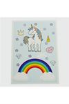 3'lü Unicorn Bileklik Kartı - Mavi