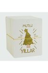 Mutlu Yıllar Bileklik Kartı 200 Adet - Beyaz