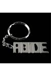 Abide İsimli Anahtarlık - Gümüş Rengi