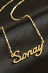 Sonay isimli kolye (Kişiye Özel) - Sarı