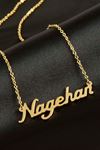 Nagehan isimli kolye (Kişiye Özel) - Sarı