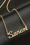 Sanem isimli kolye (Kişiye Özel) - Sarı