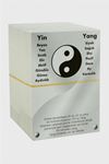 2'li Yin Yang Bileklik Kartı - Beyaz