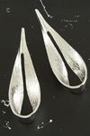 Oval Yeni Sezon Metal Küpe - Sarı
