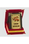 Canım Sevgilim Plaketi - Kırmızı