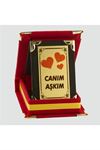 Canım Aşkım Plaketi - Kırmızı