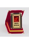 Biricik Sevgilim Plaketi - Kırmızı