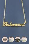 Muhammed İsimli Kolye - Sarı