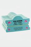 Kalsedon & Boğa Burç Bileklik Kartı - Açık Mavi