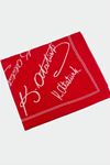 Atatürk İmzalı Desenli Bandana 50*50 - Kırmızı