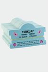 Turkuaz & Yengeç Burç Bileklik Kartı - Turkuaz