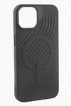 iPhone 14 6.1 Lüx Magsaff Gear Silikon Kılıf - Siyah
