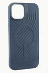 iPhone 14 6.1 Lüx Magsaff Gear Silikon Kılıf - Mavi
