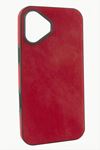 iPhone 16 Nubuk Lüx Velvet Silikon Kılıf - Kırmızı
