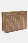 Parabox 5.000 Tl Kumbara Para Biriktirme Kutusu - Kahverengi