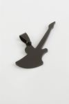 Gitar Çelik Kolye Ucu 4 cm - Siyah