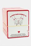 2'li Kader Bağı İp Bileklik Kartı - Kırmızı