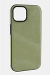iPhone 12/12 Pro Nubuk Lüx Velvet Silikon Kılıf - Gri