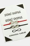 2 Adet Sonsuzluk İp Bileklik - Karışık Renk 1
