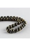 Çizgili Hematit Taşı 8 mm - Sarı