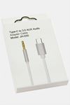 Type C to 3,5 AUX Audio - Beyaz