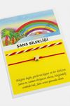 Yıldız Şans İp Bileklik - Kırmızı