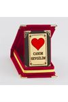 CAnım Sevgilim Plaketi - Kırmızı