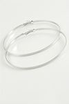 Noktalı Metal Halka Küpe 8-10 cm