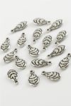 Yaprak Çiçek Tesbih Püskül Aparatı 50 Gram - Gümüş Rengi