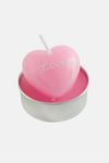 Kalp Pembe Mum - Pembe