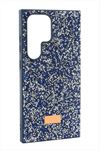 Samsung Galaxy S25 Ultra Taşlı Kapak Kılıf - Mavi