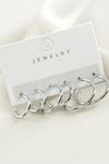 6 Adet Boru Trend Halka Küpe 1,5-2-2,5 cm - Sarı
